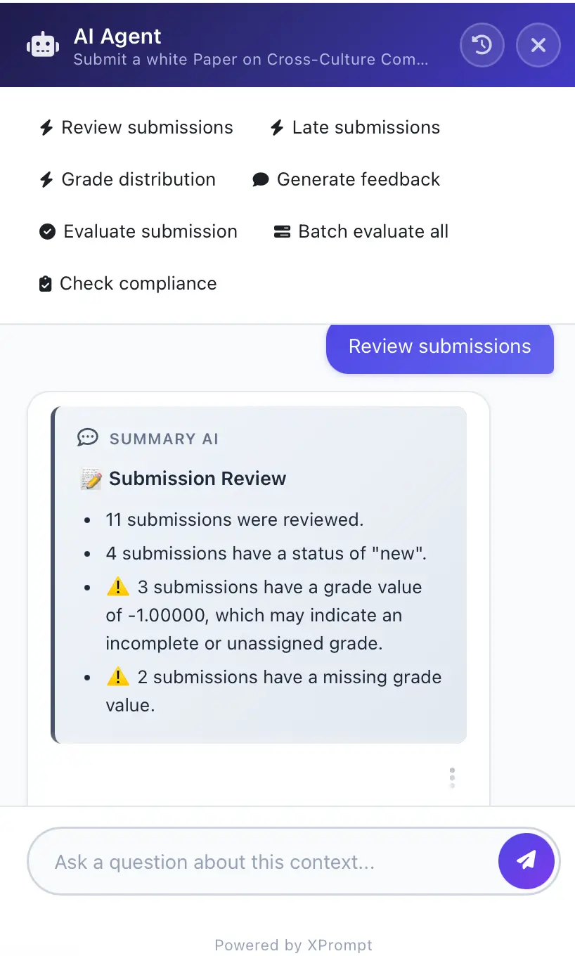 XP Grader for Moodle LMS